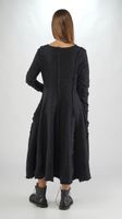 a-förmiges woll strickkleid