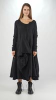 a-förmiges woll strickkleid