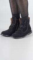 boots in aufgerautem leder