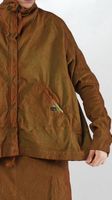 a-förmige bicolor baumwoll twill jacke