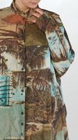 oversize baumwoll voile kleid
