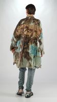 oversize baumwoll voile kleid