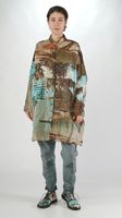 oversize baumwoll voile kleid