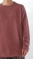 gerader schmaler woll mix pullover