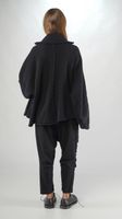 ausgestellte waschbär mix strickjacke