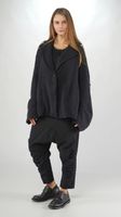 ausgestellte waschbär mix strickjacke