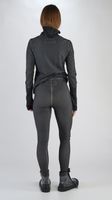 schmale baumwollkrepp-jersey-legging