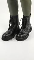kurzschaftstiefel mit gummisohle