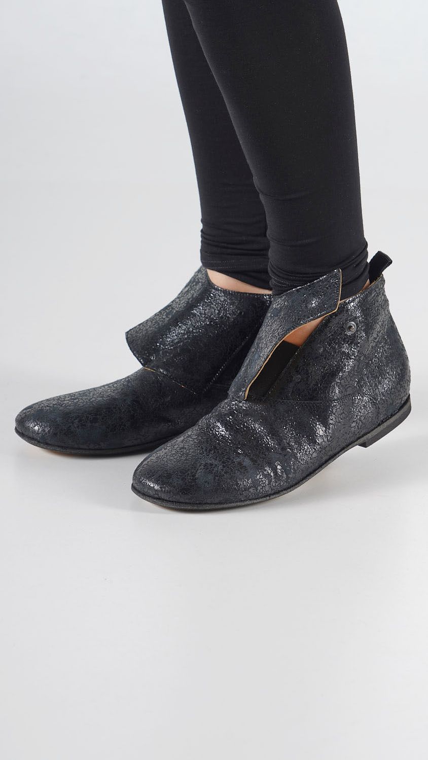 beschichtete leder boots