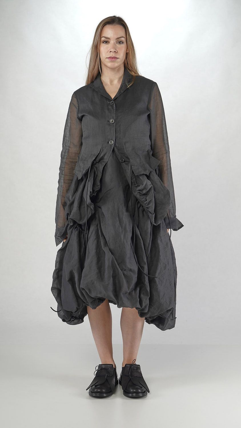 ausgestellte voile jacke