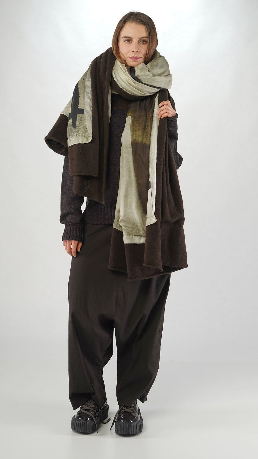 modal woll strickschal