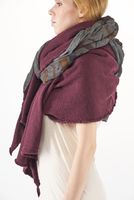 rechteckiger modal-kaschmir-schal