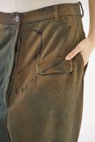 lange punto di roma-hose mit mäßig tiefem schritt