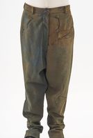 lange punto di roma-hose mit mäßig tiefem schritt