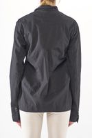 handbemaltes woll-stretch-jacke mit ballonform und knöpfen